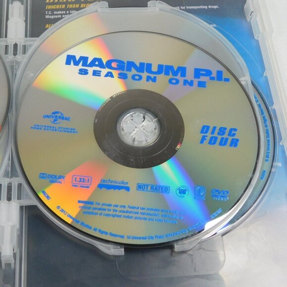 Magnum P.I. Season One 6 DVD Set 2012 Tom Selleck 18 Episodes Action VG+ - Picture 6 of 10